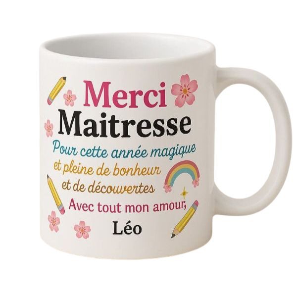 mug merci maitresse