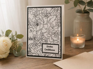Creations de Aulnes Papeterie Cartes Condoleances
