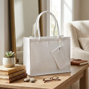 Cabas Toile de Jute et sa Petite Pochette Complice